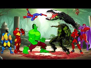 The Avengers vs Anti Hero. Marvel vs Capcom MUGEN Battle