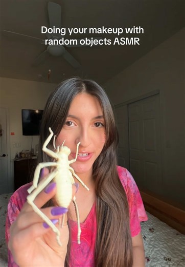 Creative Makeup with Random Objects ASMR