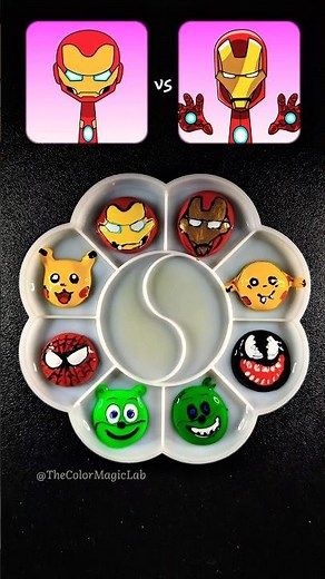 Color Mixing Battle: Normal 😀 vs Horror 😲 #sprunki #ironman #pikachu #spiderman #gummybear