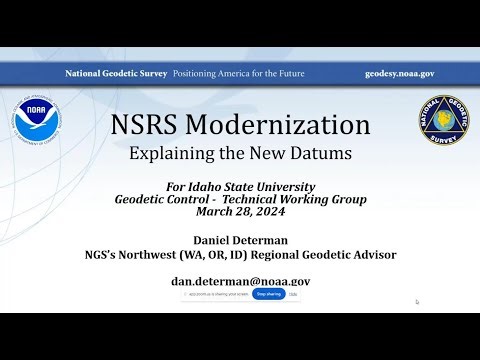 National Spatial Reference System Modernization (NSRS): Advantages over NAD83