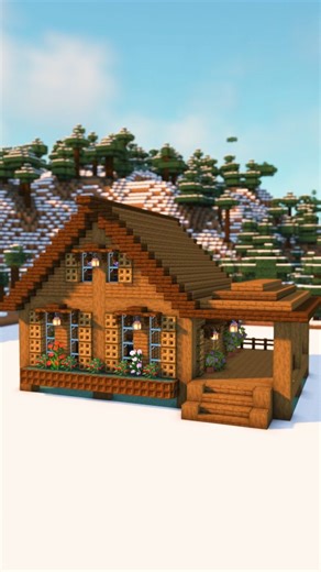 mewnipixel | Tutorial Cabaña en Minecraft 🛖 ⭐ TUTORIALES en YouTube - Mewnipixel #minecraft #minecraftbuilding #minecraftideas | Instagram