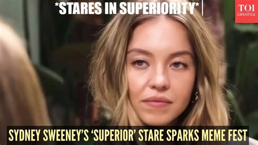 Viral on X: Sydney Sweeney's 'stare of superiority' sparks Gen Z meme fest