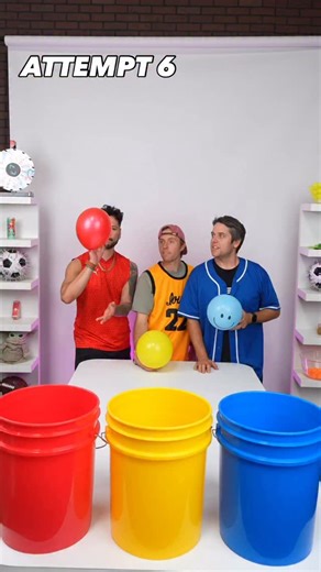 3 for 3! 🎈 - #challenge #trickshot | Josh Horton