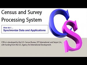 CSPro: How Do I Synchronize Data and Applications? (Android Data Transfer)