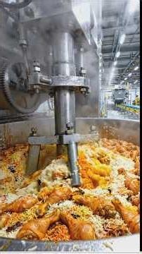 Massive Automated Chicken Biryani Factory Satisfying Food Manufacturing ASMR!