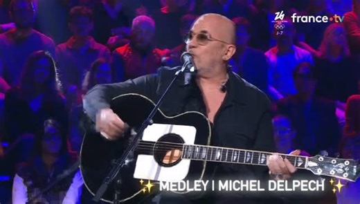 Quand un artiste rend hommage à un autre 🎶♥️ Pascal Obispo, seul à la guitare, revisite Michel Delpech dans Taratata 🎵 Un très beau moment ♥️ @pascalobispo #pascalobispo #micheldelpech #hommage | 100% Fans Obispo