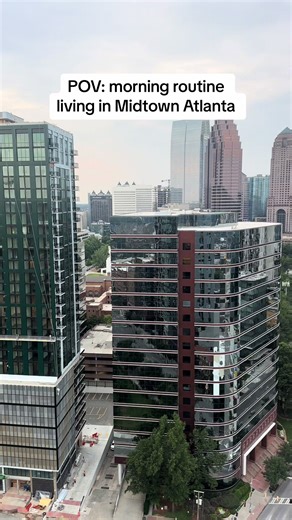 Nothing is better than waking up in Atlanta for a walk in the most beautiful city in America! #atlantaluxuryapartments #luxuryapartment #fyp #summer #movingtoatlanta #morningroutine #morningvibes #midtownatlanta #summervibes #minivlog