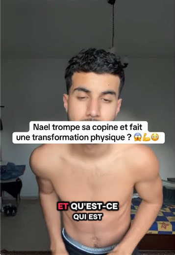 Nael a réussi sa transformation physique 😱 #muscu #nael #sana #transformation
