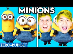 MINIONS WITH ZERO BUDGET! (Despicable Me MOVIE PARODY By LANKYBOX)