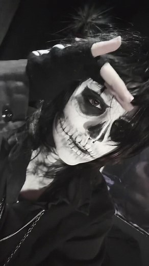 Emo Skeleton Makeup Tutorial