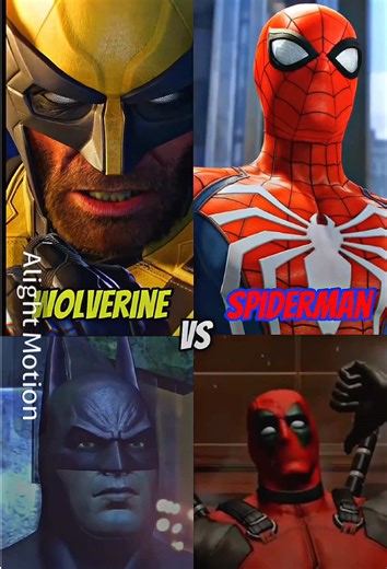 Insomniac Wolverine vs Spider-Man and Arkham Batman Showdown