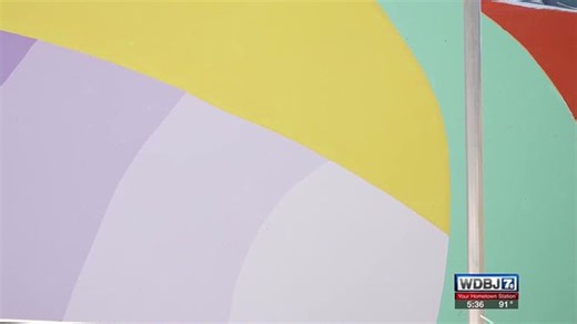New Mural Painted at Taubman Museum of Art