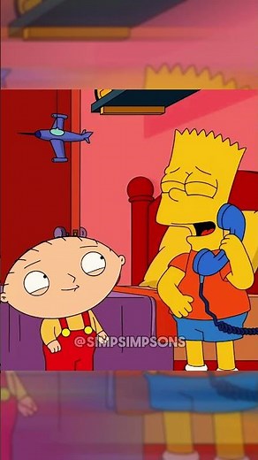 Bart and Stewie prank call Moe 🤣 #simpsons #bartsimpson