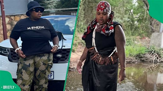 Gogo Maweni gives 1st look at her newborn twins in rare photos, fans swoon