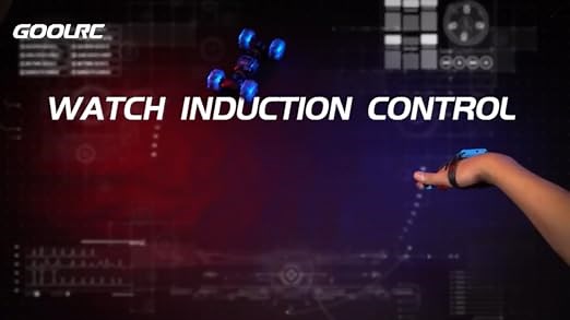 GoolRC RC Stunt Car Remote Control Car, 4WD Watch Gesture Sensor Control Deformable Electric Car All