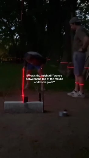 Ben | Pitching Coach | Laser leveling the pitching rubber height #baseballtraining #baseball #baseballlife #pitchinglessons #pitchingmechanics | Instagram