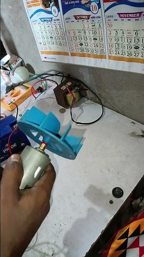 How to Make Air Blower Using DC Motor 😍 | DIY Air Blower | Science Project #Shorts