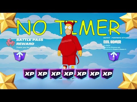 *NO TIMER* Fortnite XP MAP How To Level UP FAST IN *NEW* SIMPSON FORTNITE SEASON (XP FOR BATTLEPASS)