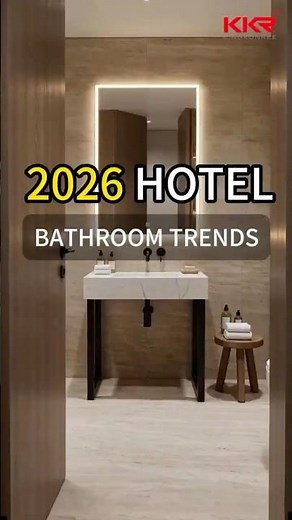 Top Hotel Bathroom Trends for 2026