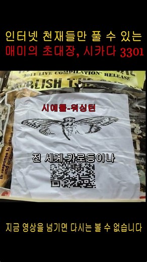 [미스터리] 인터넷 천재들만 풀 수 있는 '매미'의 초대장, 시카다 3301 ⚠️