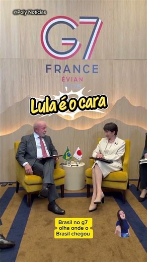 Lula at the G7: Brazil is back! 🌍🇧🇷 #Shorts