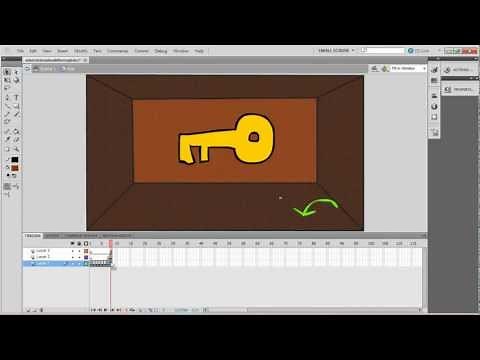 Adobe Flash Pro Tutorials: How to Make a Simple Point and Click Game (AS3) [Part 2, HQ]