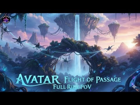 AVATAR Flight of Passage FULL RIDE | Pandora Banshee Simulator | Disney Animal Kingdom