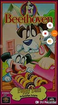 Beethoven the Animated Series Puppy Time (VHS) (For Christina Mirstretta)