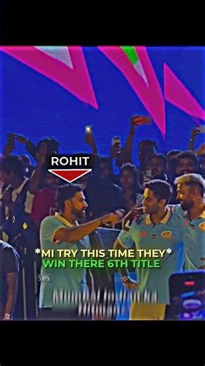 Mi 6th Title Is loading...🔥#cricket #mumbaiindians #rohitsharma