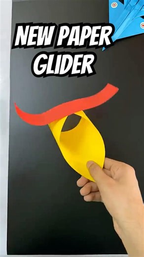 How to make homemade origami paper glider#diy #craftideas #papercraft #origami #craft #shorts