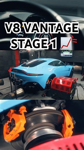 Stage 1: 610BHP & 600FT #astonmartin #v8vantage #remapping #tuning