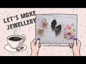 How To make PAPER EARRINGS- Tutorial - Paper jewelry