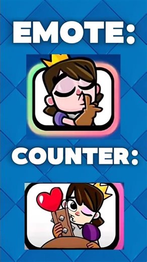 EMOTE HARD COUNTERS IN CLASH ROYALE #clashroyale