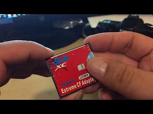 Optimal Shop SD CF Card Adapter to SDHC or SD (used on Canon 40D EOS) 32gb