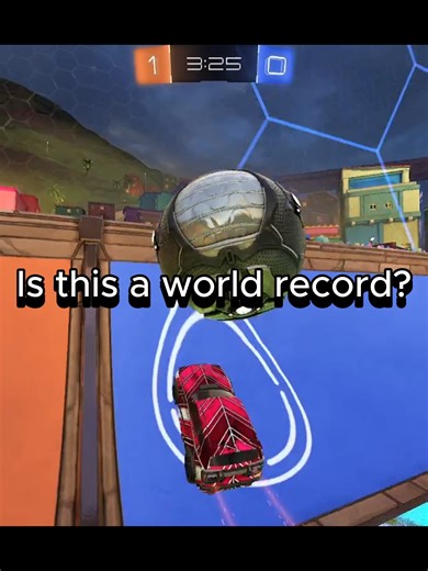 World Record Double Tap in Rocket League