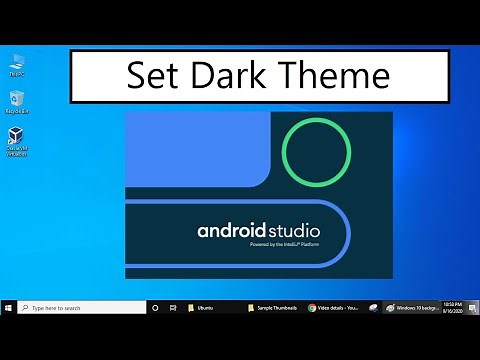 How to Set Dark Theme on Android Studio 4 (2021 Update)