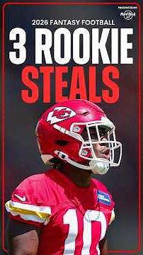 The BIGGEST Rookie Steals of the 2026 NFL Draft! | Fantasy Football #shorts