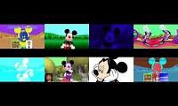 Mix of 8 videos from youtube : 8 Mickey Mouse Clubhouse Intros V2