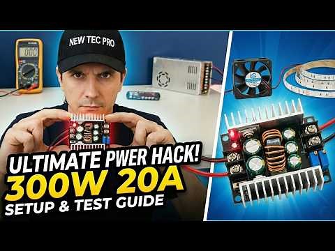 300W 20A DC-DC Buck Converter: Ultimate Setup & Testing Guide (Step Down Module)