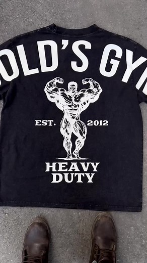 Heavy Duty Gold’s Gym Shirt for Ultimate Fitness