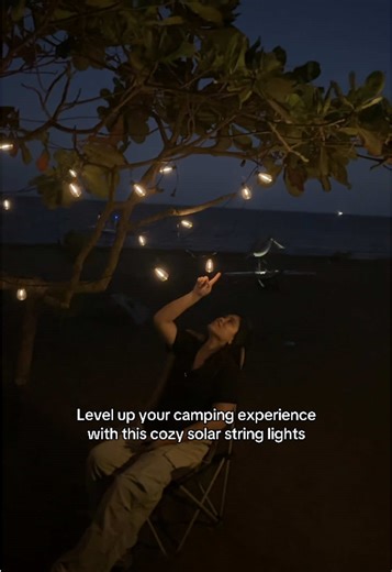 Enhance Your Camping with Cozy Solar String Lights