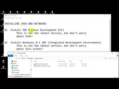 Installing Netbeans and Java