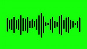 Black Sound Wave Animation On Chroma Stock Footage Video (100% Royalty-free) 3448040953 | Shutterstock