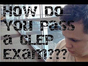 How To Pass a CLEP Exam