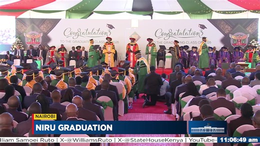 National Intelligence and Research University Graduation, Nairobi | William Samoei Ruto