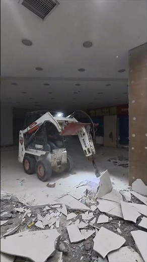 Fast-Paced Indoor Floor Demolition Using a Skid Steer Hydraulic Breaker*