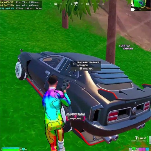 Fortnite 4K Performance Mode Gameplay #325