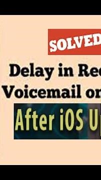 how to fix iPhone Voicemail Delay at&t , t-mobile , Verizon Fixed iOS 14.5.1