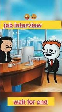 JOB INTERVIEW #jokes #comedyfilms #top1bestdeals #funnyclips #animation