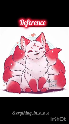 Drawing a legendary Kitsune fox spirit 🦊✨ 🖌️🎨#shorts#shortsfeed#youtubeshorts #cat #art #cute